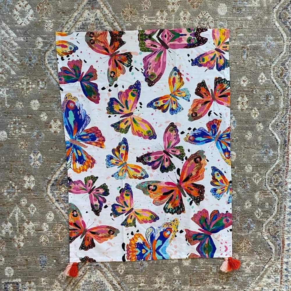 Anthropologie Butterfly Dish Towel